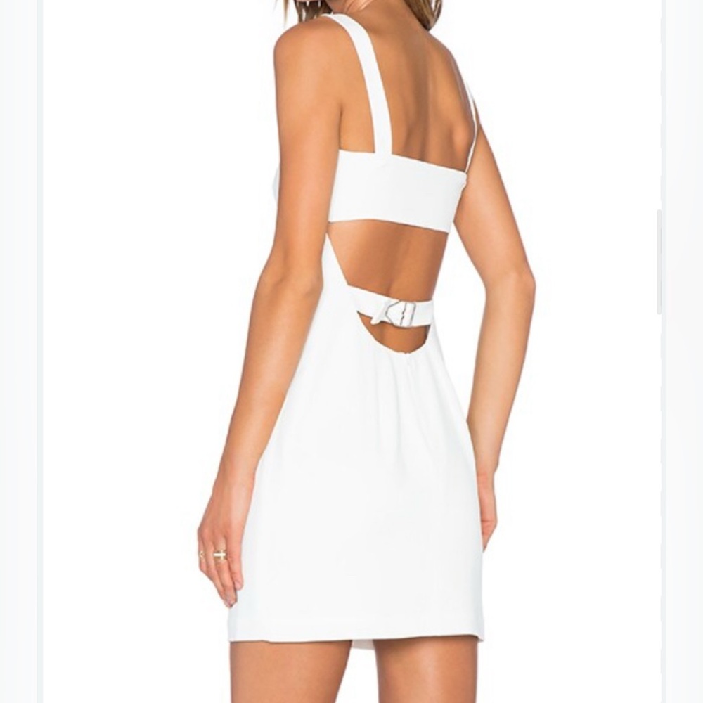Alexander Wang Cutout Bandeau Dress in White